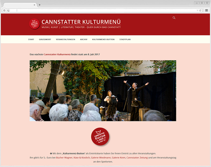 Websiter Cannstatter Kulturmenü