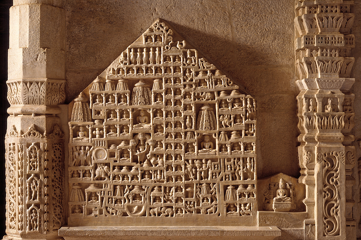 Dharna Vihara Jain-Tempel, Ranakpur; Bundesstaat Rajasthan