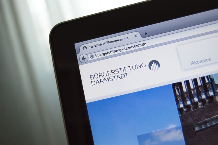 Die neue Hompage der Bürgerstiftung