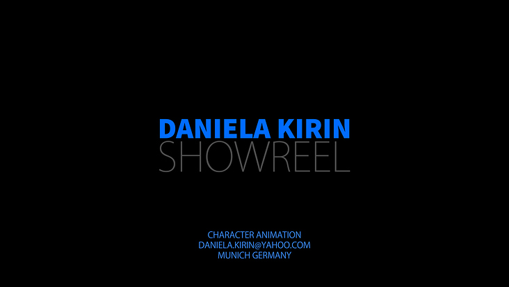 Daniela Kirin – Animation Reel