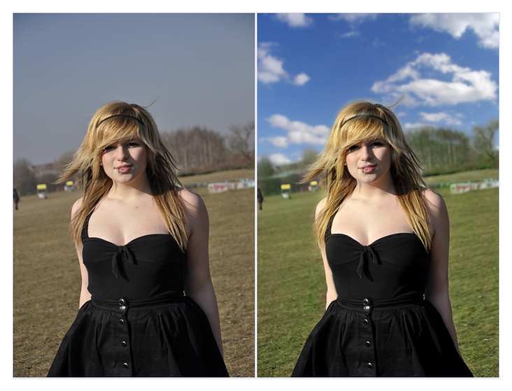 Before and after // editing melina moeller