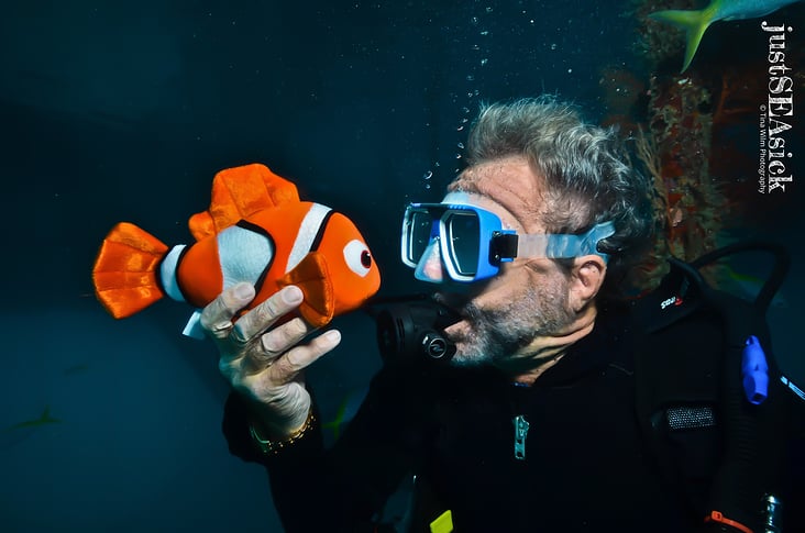 Underwater Wide Angle Portrait Photography