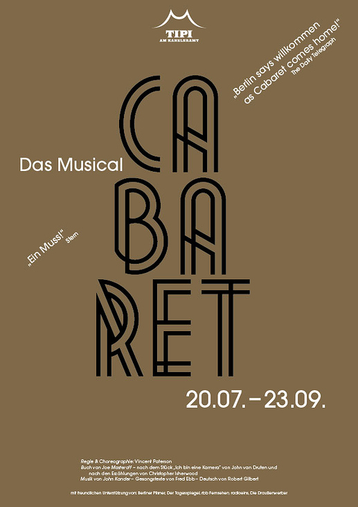 Plakatdesign | Cabaret (Entwurfsphase)