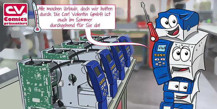 „CV Comics“ (Carl Valentin GmbH) – Sommer-Urlaubszeit