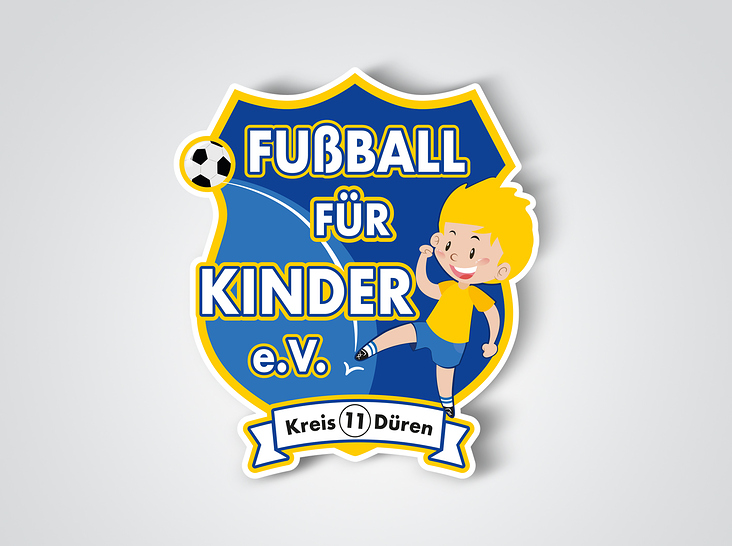 Logo für einen neu gegründeten Verein aus dem „Kreis 11 Düren“, der sich für soziale Kinderhilfsprojekte engagiert