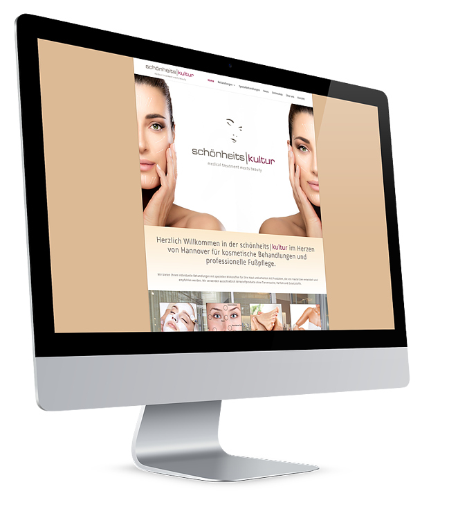 Responsive Website für Schönheitskultur Hannover