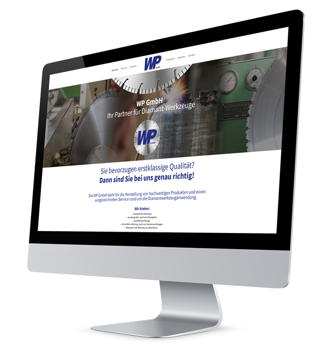 Responsive Website für WP Celle GmbH