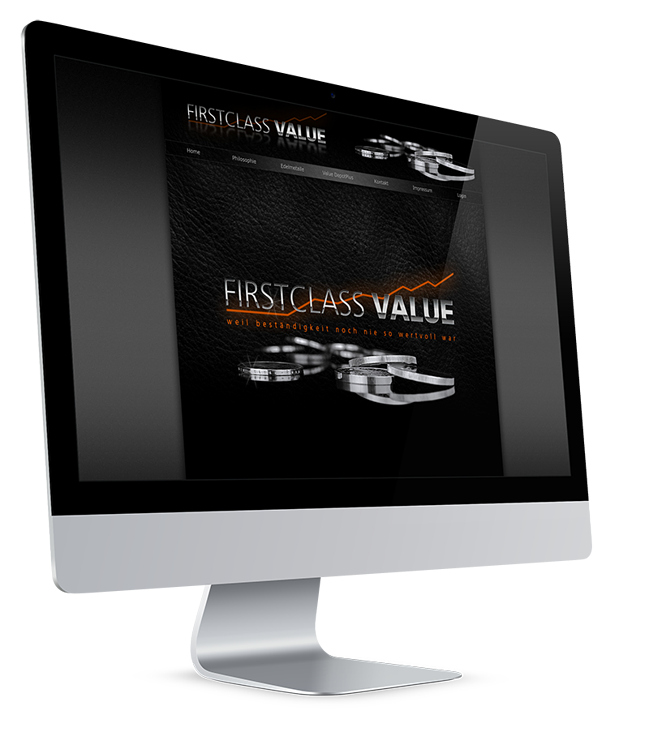 Website für Firstclass-Value