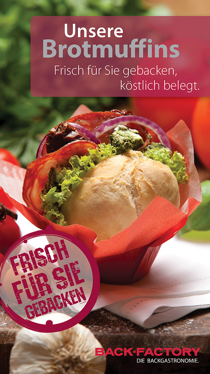 Brotmuffins für Back-Factory