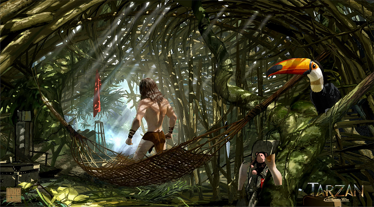 concept for the filmproject „Tarzan 3D“