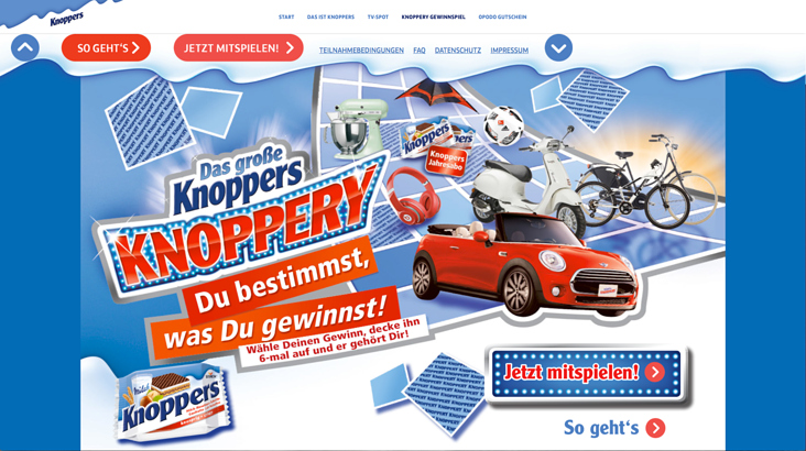 Knoppers Online-Promotion „Knoppery“