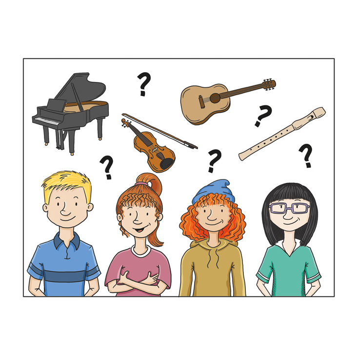 Musikinstrumente – wer spielt was?