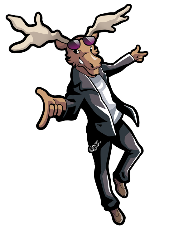 Moose Maskotchen Design