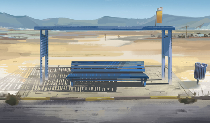 Desert Busstop