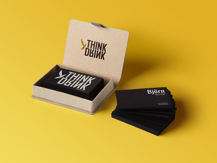 Think Drink Business Card