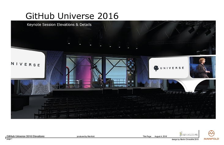 GitHub Universe 2016 – Produced by Manifold – Assistant Design