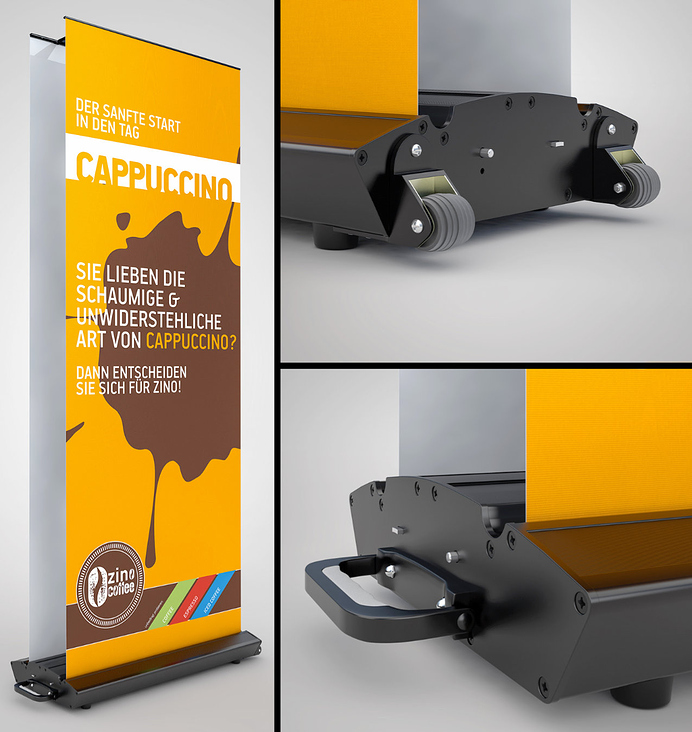 Roll-banner 3D Visualistion (Webshop)