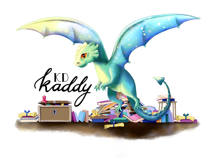 Illustriertes Logodesign „Kaddy KD“
