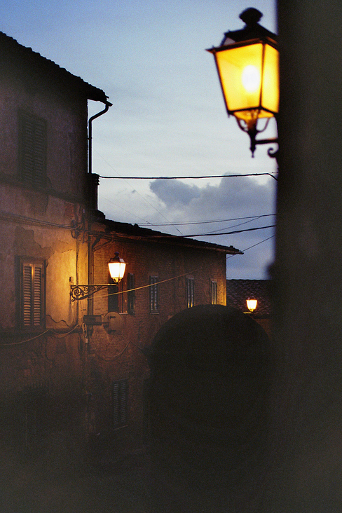 Streetlight in the dark