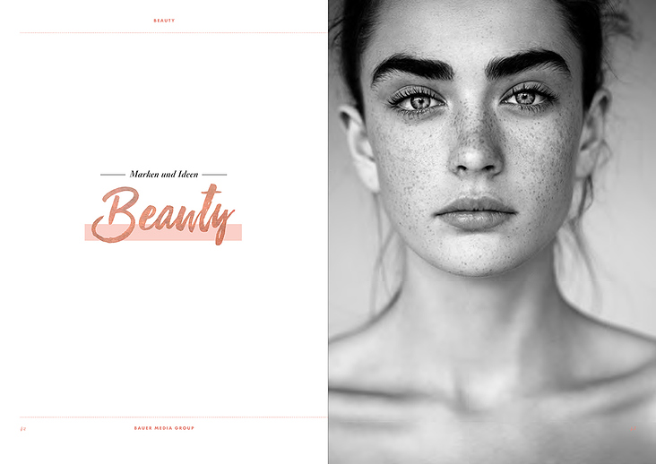 Konzept und Gestaltung Beauty-Segment
