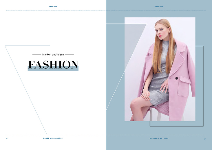 Konzept und Gestaltung Fashion-Segment