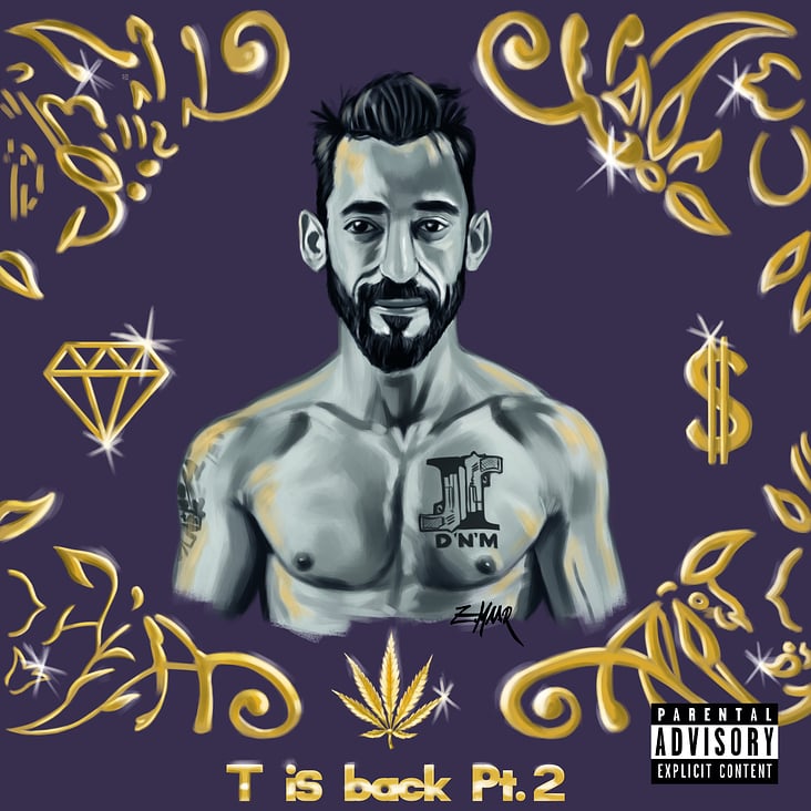 Album Cover für die Single „T is back Pt.2“