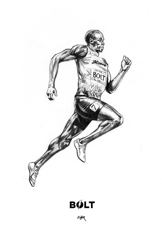 Poster Design „Usain Bolt“