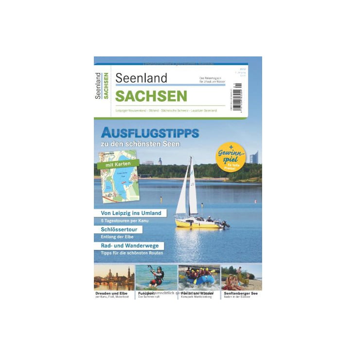 Editorial Design + Layout fürs Reisemagazin SEENLAND SACHSEN (Print)