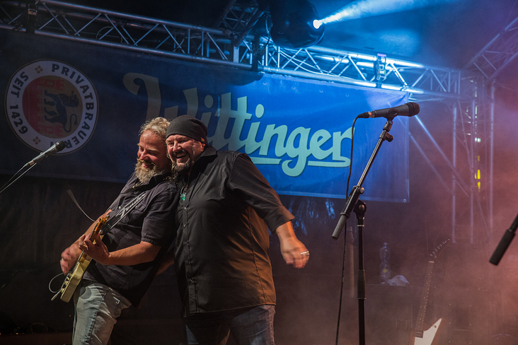 Mike und Andre von Creeperhead beim Altstadtfest in Gifhorn