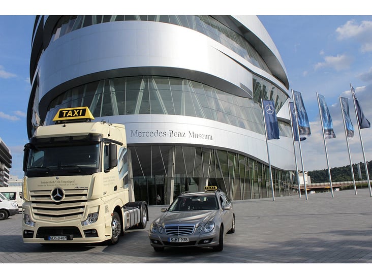 Die Actros Taxi Promotion. Den Case-Film gibt’s auf meiner Website.