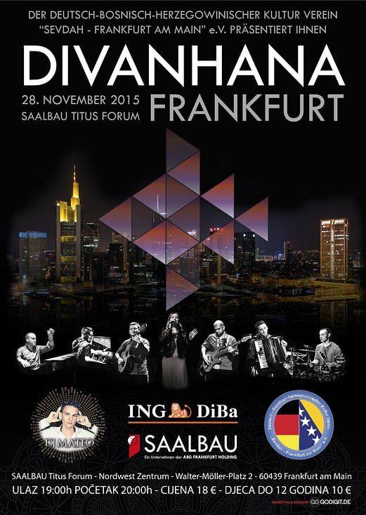 Plakat – Konzert Divanhana 2016