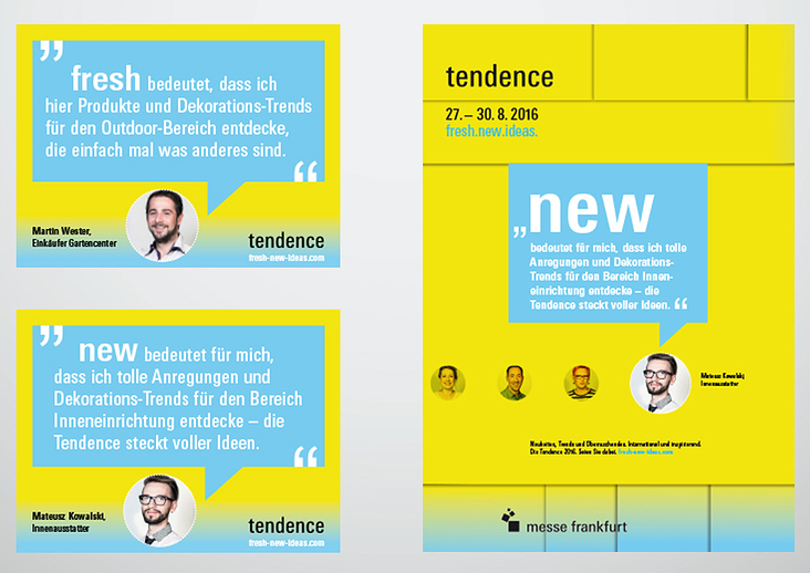 Tendence // Key Visual + Kampagne