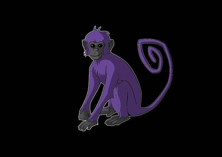 violet monkey