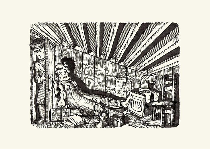 Illustration to „Schuld und Sühne“ (F. Dostojewski)