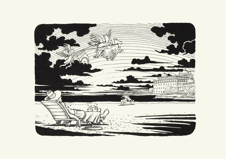 Illustration to „Tod  in Venedig“ (T. Mann)