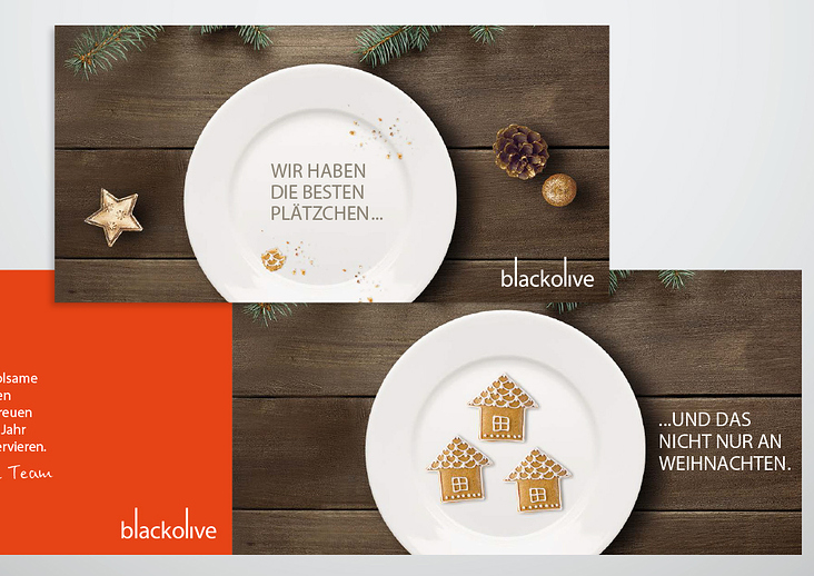 blackolive // Weihnachtskarte