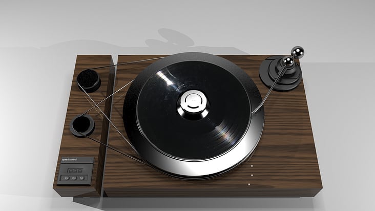 „Record Player“ – 3DDESIGN