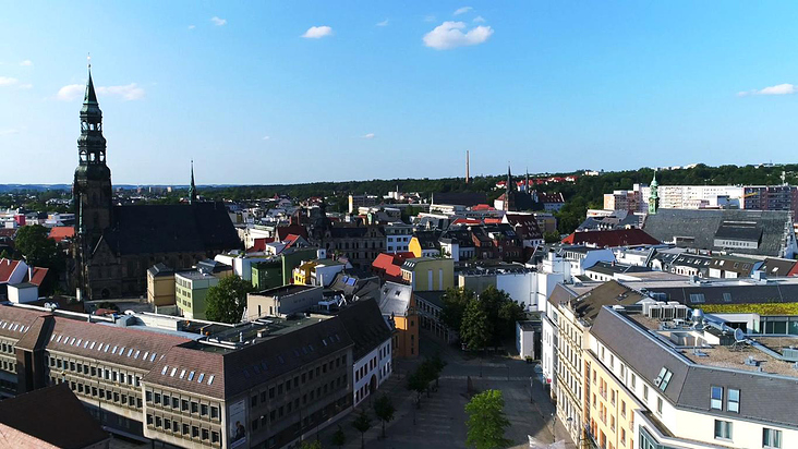 Stadtansicht auf die sächsische Perle