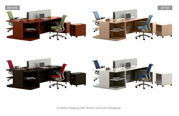 Complex Clipping Path, Masks and Color Swapping