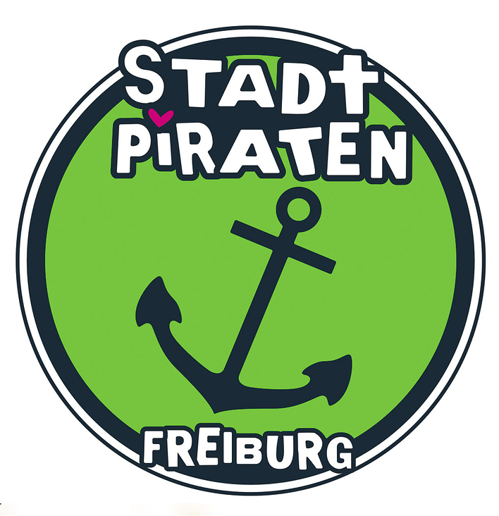 Logo und Flyergestaltung – Kunde: Stadtpiraten Freiburg
