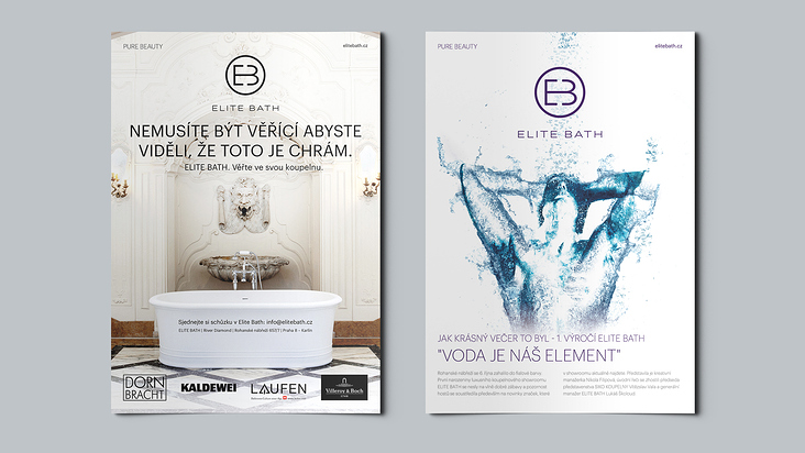 Elite Bath Print Ad´s