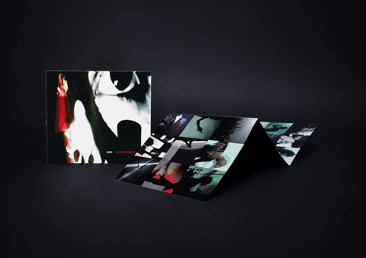 Digipack Design für das Live Album „Live in Warsaw“ von IAmx