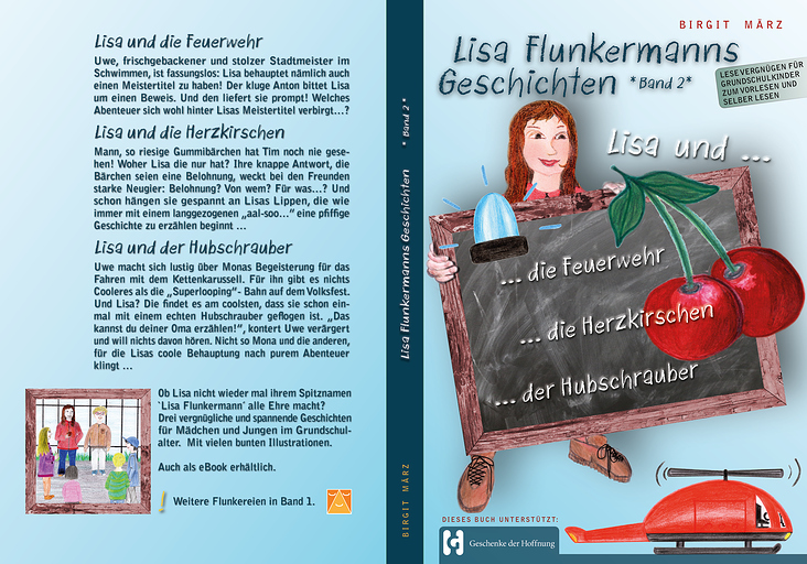 Kinderbuch-Cover „Lisa Flunkermanns Geschichten“