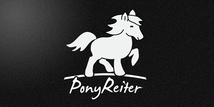Logo für das Label „PonyReiter“
