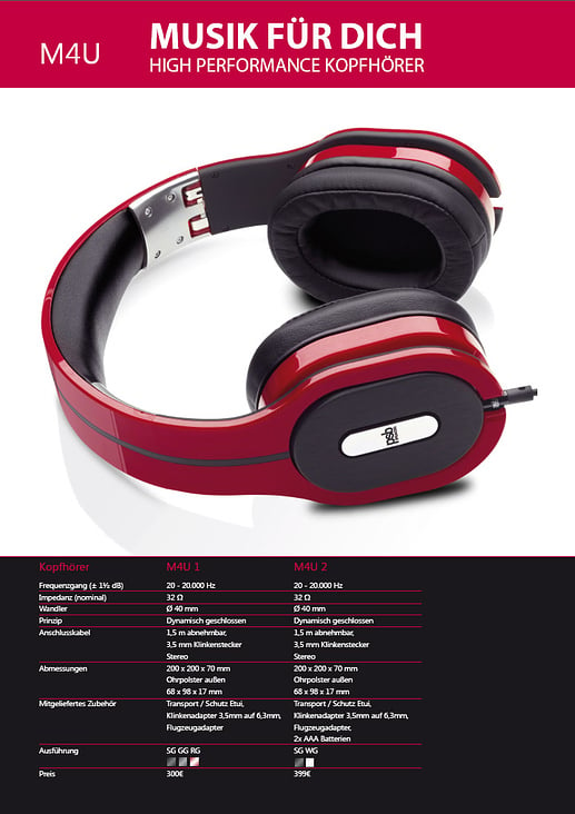 Katalog Design Lautsprecher und Kopfhörer
