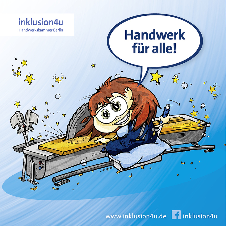 Banner inklusion4u | Handwerk für alle!