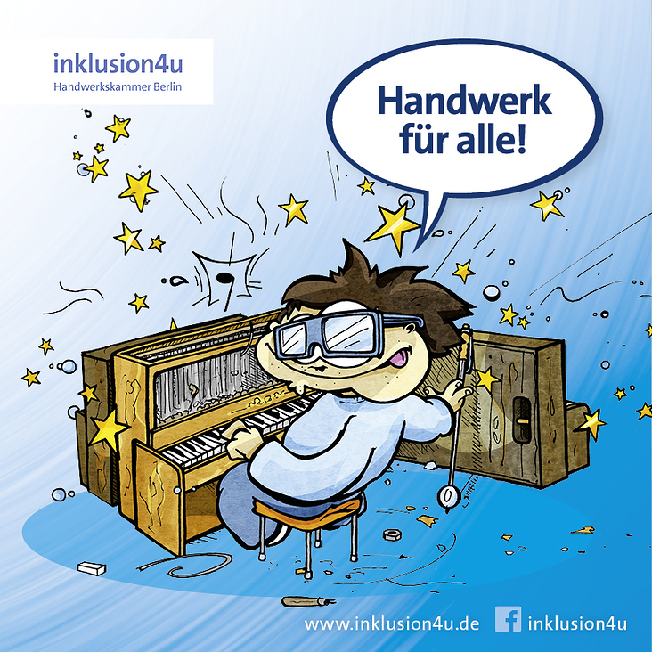 Banner inklusion4u | Handwerk für alle!