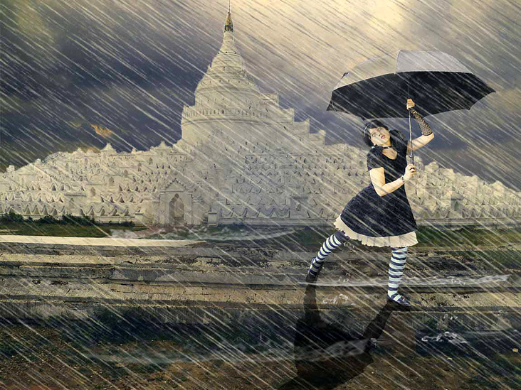 Girl in the Rain