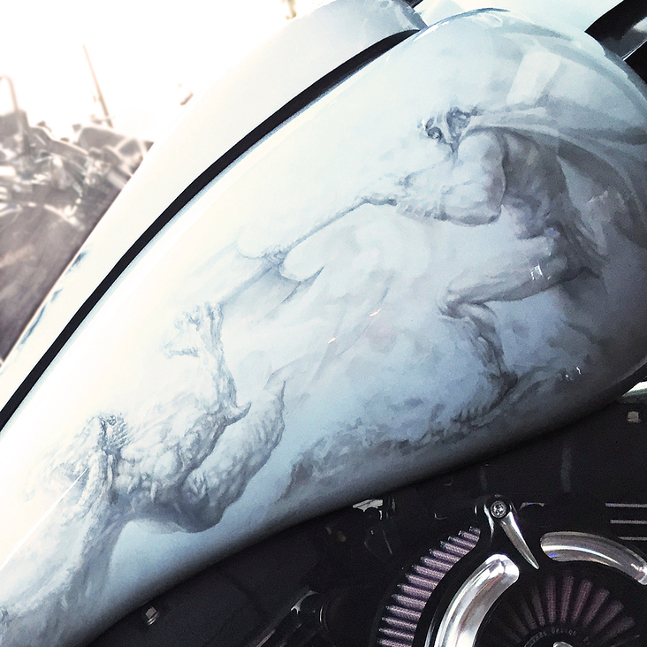 Motorradtank