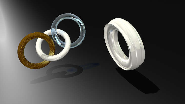 3D Rendering Rings